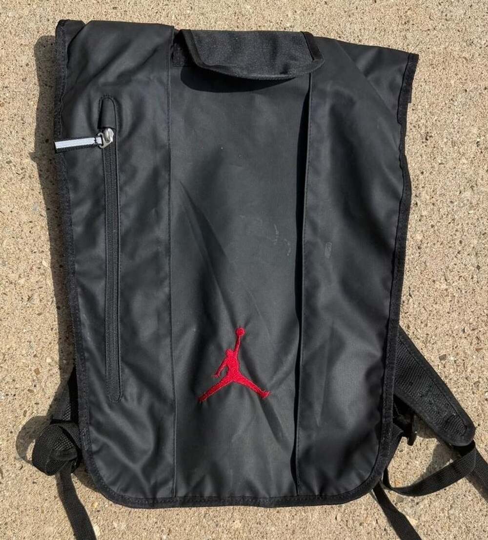 Jordan ~ Jumpman Black Roll Top Backpack 507955-010